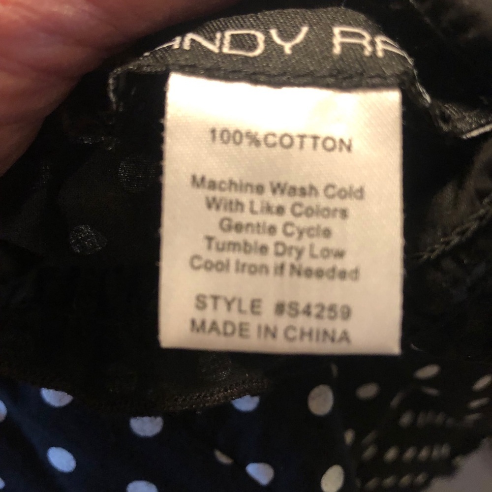 Candy Rain Black White Polka Dot - Picture 4 of 4